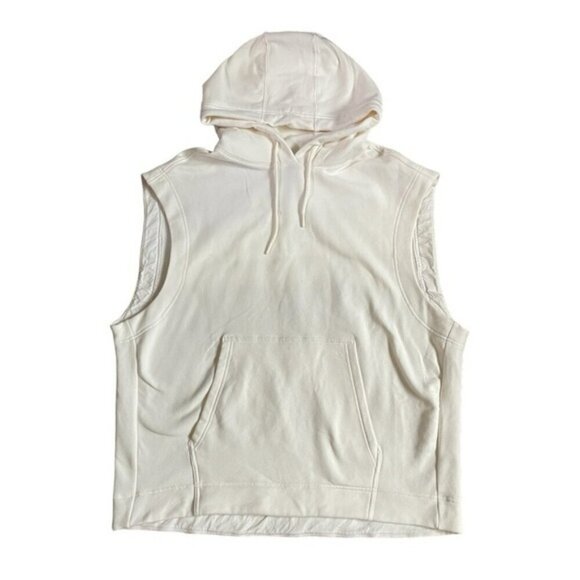 NEW Athleta Ivory Retroplush Sweatshirt US M - Picture 1 of 8